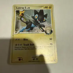 Luxray GL 9/111 Rising Rivals Cosmos Holo Full Spiral Rare Pokemon TCG Card NM - Image 1