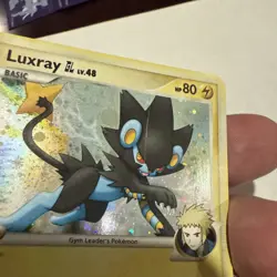 Luxray GL 9/111 Rising Rivals Cosmos Holo Full Spiral Rare Pokemon TCG Card NM - Image 2