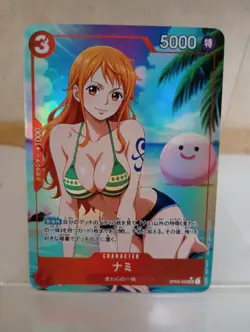 Nami One Piece Anime Waifu Sexy Goddess Doujin Card - Image 1