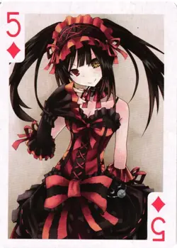 Kurumi Tokisaki DATE A LIVE Playing Card Goddess Story Anime Collectible Card - Image 1