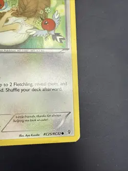 Fletchling RC25/RC32 Radiant Collection Generations Regular Pokemon Card 2016 - Image 4