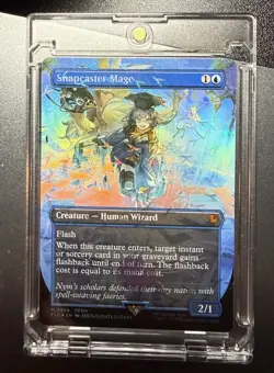Snapcaster Mage (Borderless) (Chocobo Foil) Final Fantasy Magic The Gathering - Image 1