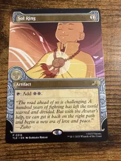 MTG Magic The Gathering Avatar Commander Promo Sol Ring Eternal Rare! - Image 1