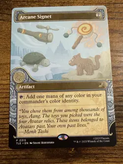 MTG Magic The Gathering Avatar Commander Promo Arcane Signet Eternal Rare! - Image 1