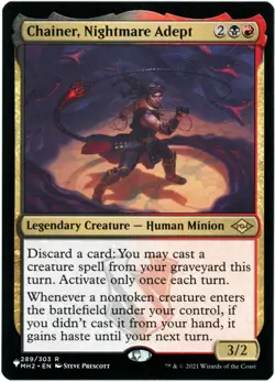 Chainer, Nightmare Adept - The List Reprints - Mystery Booster 2 - MTG - NM/M - Image 1