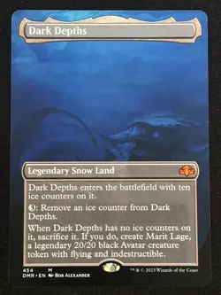 1x MTG Dark Depths (Borderless) - Dominaria Remastered (DMR) #454 - Magic - Image 1