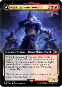 Kuja, Genome Sorcerer (Extended Art) - 0497 - Final Fantasy - MTG - SHIPS NOW - Image 1