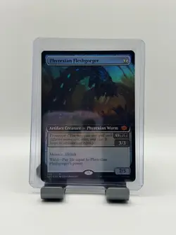 MTG, Phyrexian Fleshgorger FOIL (Extended Art) NM 332 The Brothers' War Foil - Image 1