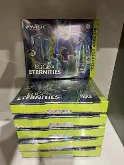Magic the Gathering Edge Of Eternities Collector Booster LOT Of 6 Boxes - Image 1