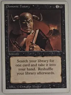 Demonic Tutor Revised Edition Regular - Image 1