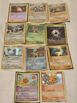 Holo Stamped Pokemon Card Lot! Ex Delta Species Ditto, Emerald, Diamond & Pearl - Image 1