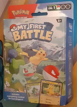 Pokemon My First Battle Pikachu/Bulbasaur 2 Mini Stamped Decks Sealed 2023 - Image 1