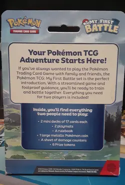 Pokemon My First Battle Pikachu/Bulbasaur 2 Mini Stamped Decks Sealed 2023 - Image 4