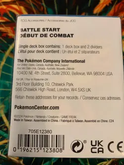 Pokemon Center Official Sleeves + Deck Box Set Battle Star Comic Pikachu - New - Image 5