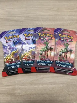 Pokemon Scarlet & Violet Temporal Forces Sleeved Booster Pack - Image 1