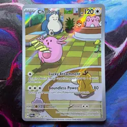 Pokemon TCG ‘Chansey 187/167’ IR Twilight Masquerade - Image 1