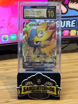 Pokemon TCG CGC Pristine 10 Zeraora VMAX 219/172 Special Art Rare - Holo - Image 1
