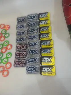 Pokemon GX Tag Team & GX Colored Damage Burn Poison Marker Lot Of 62 +2 Metal - Image 3