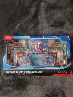 🔥Pokemon Greninja Ex & Kingdra Ex Special Collection Walmart Exclusive 8 Packs - Image 1