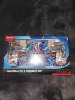 🔥Pokemon Greninja Ex & Kingdra Ex Special Collection Walmart Exclusive 8 Packs - Image 2