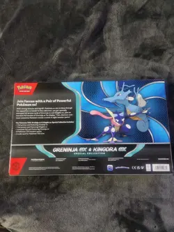 🔥Pokemon Greninja Ex & Kingdra Ex Special Collection Walmart Exclusive 8 Packs - Image 3