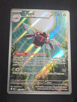 Ninjask 137/132 Pokemon Mega Evolution Holo Illustration Rare - Image 1