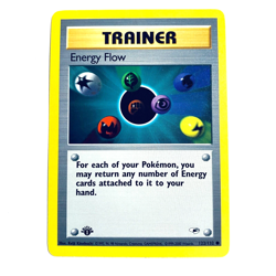 Pokemon TCG Energy Flow Gym Heroes 122/132 1st Edition Common NM - Image 1
