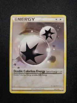 Double Colorless Energy #103/123 2010 Heartgold & Soulsilver LP Pokemon TCG - Image 1