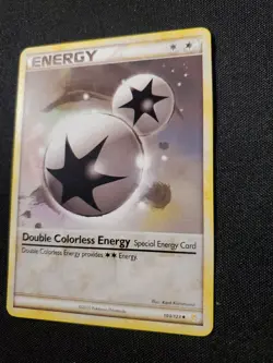 Double Colorless Energy #103/123 2010 Heartgold & Soulsilver LP Pokemon TCG - Image 3