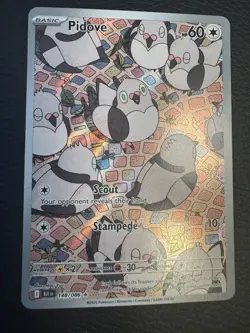 Pokemon TCG Black Bolt Illustration Rare Pidove 148 M/NM Pack Fresh - Image 1