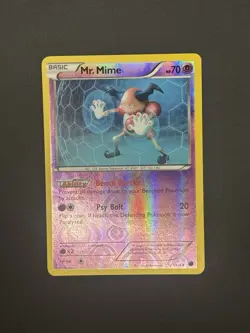Mr. Mime 47/116 Regular Rare BW Plasma Freeze Pokemon TCG - MP - Image 3