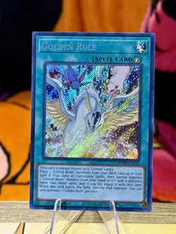 Yu-Gi-Oh! Golden Rule Secret Rare 1st Edition BLMR-EN035 MINT / NM - Image 1