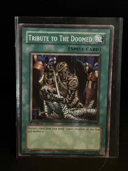 Tribute to The Doomed - SKE-035 - Common - 1st Edition Kaiba Evolution Yu-Gi-Oh! - Image 1