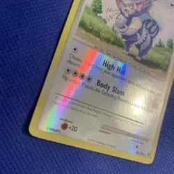 Purugly 36/130 Reverse Holo Pokemon Diamond and Pearl Card - LP - Image 2