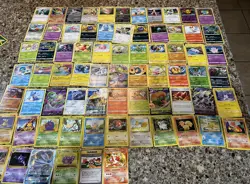 375 Pokemon Cards 1996-2022 with a Pokemon Tin 3 Pocket Monster Cards Included - Image 3