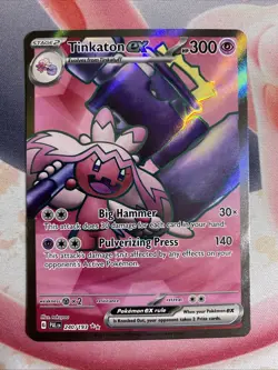 Tinkaton ex 240/193 Paldea Evolved Full Art NM Pokemon Trading Card - Image 1