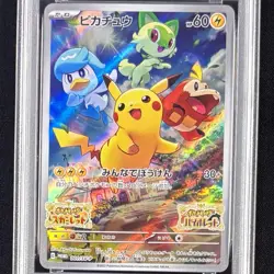 PSA 10 Pikachu Scarlet & Violet promo 001/SV-P 2022 JP Pokemon Card GEM MINT - Image 2