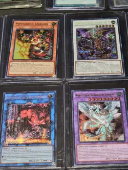 Yu Gi Oh Card Lot With Tin, Holos, Rare Ones Fresh Premium Sleeves See Pics - Image 3