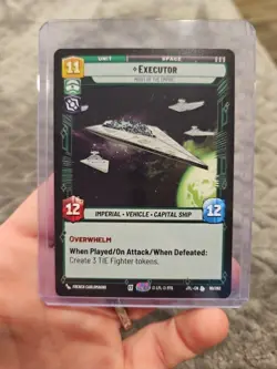 Star Wars Unlimited Executor 90/262 PACK FRESH Free Shipping Trading Card - Image 1