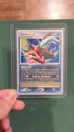 Darkrai LV.X DP19 Diamond & Pearl Black Star Promo Rare Holo Pokemon Card LP - Image 2