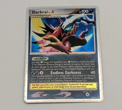 Darkrai LV.X DP19 Diamond & Pearl Black Star Promo Rare Holo Pokemon Card LP - Image 3
