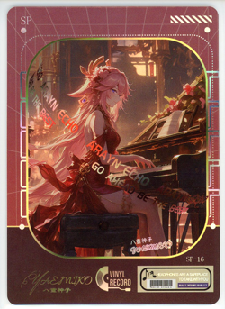 ?YAE MIKO - Goddess Story Anime Waifu Card - GODDESS ERA - SP-16 GENSHIN IMPACT - Image 1