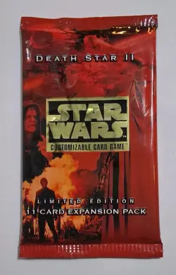 Star Wars CCG DEATH STAR II Sealed Limted Edition 11-Card Expansion Booster Pack - Image 1
