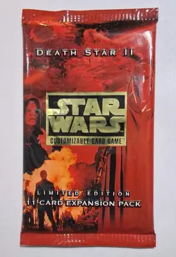 Star Wars CCG DEATH STAR II Sealed Limted Edition 11-Card Expansion Booster Pack - Image 2