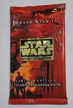Star Wars CCG DEATH STAR II Sealed Limted Edition 11-Card Expansion Booster Pack - Image 3