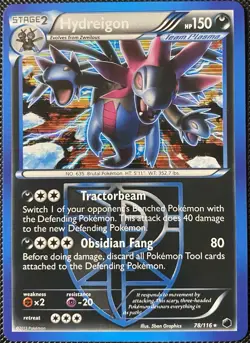 Hydreigon (Team Plasma) 78/116 Plasma Freeze Holo - Pokemon Card - Image 1