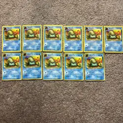 1999 Pokemon OMANYTE Fossil Unlimited Edition Cards Lot 52/62 - Image 1
