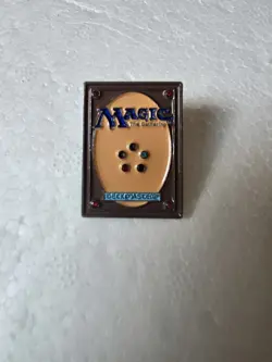 Magic The Gathering Enamel Pin Retro 90s card game hat lapel bag RPG Deckmaster - Image 1