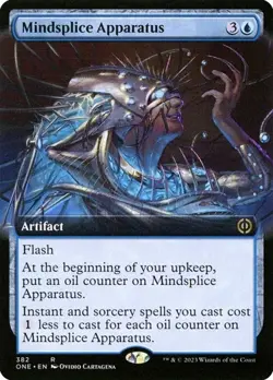 Mindsplice Apparatus - Foil Extended Art ONE NM MTG - Image 1