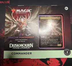 MTG Duskmourn: House of Horror - Endless Punishment Commander Deck SEALED - Image 1
